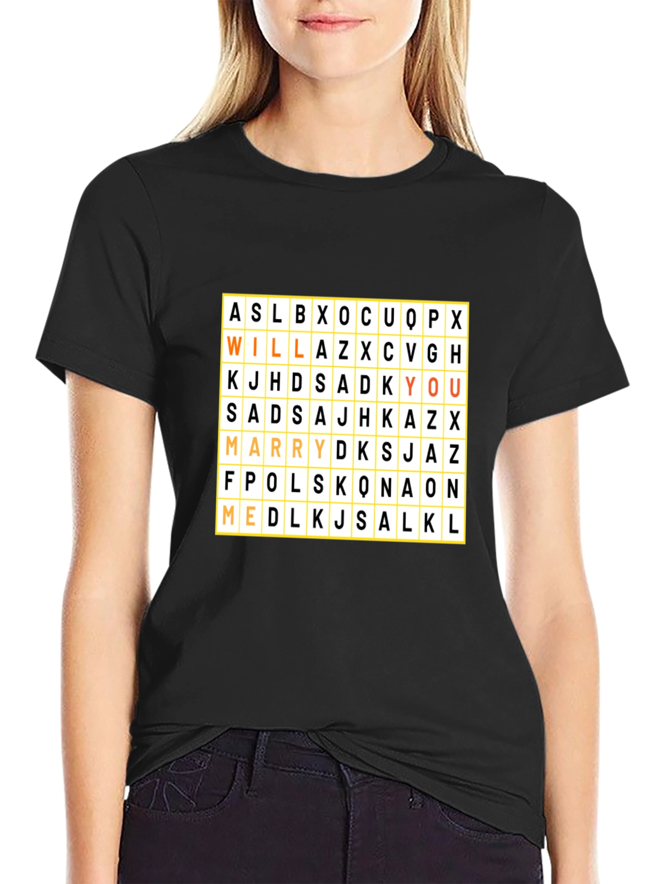 Will You Marry Me? Puzzle T-Shirt