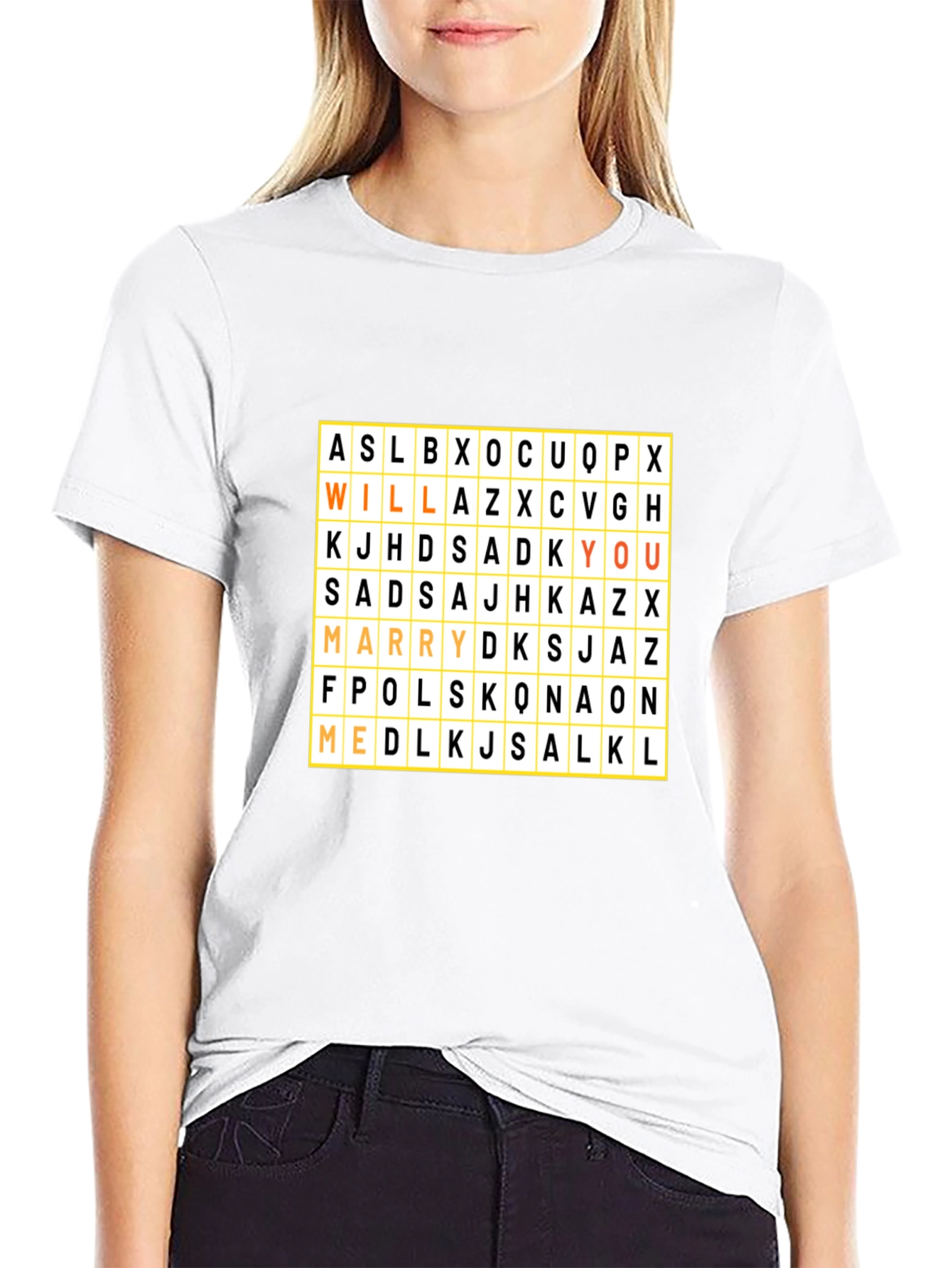 Will You Marry Me? Puzzle T-Shirt
