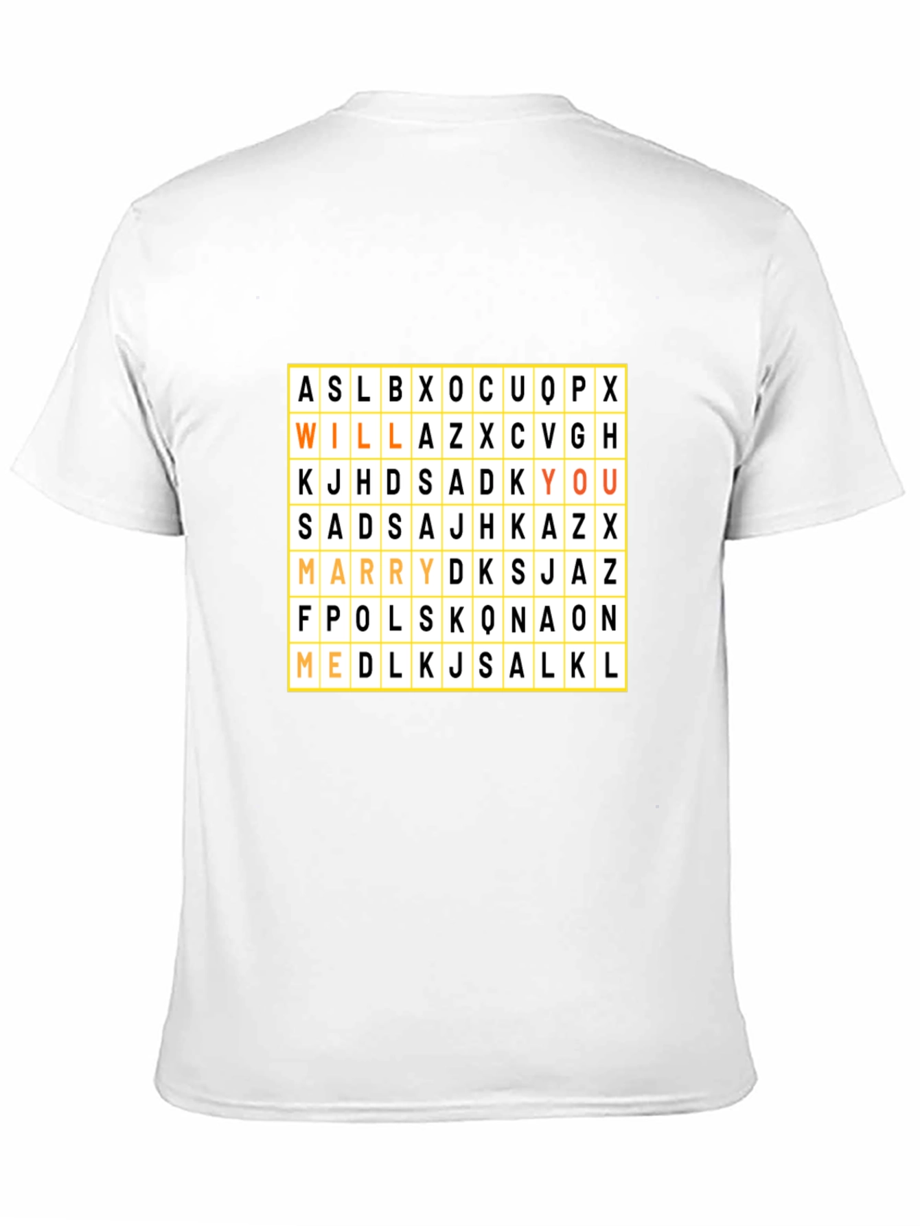 Will You Marry Me? Puzzle T-Shirt