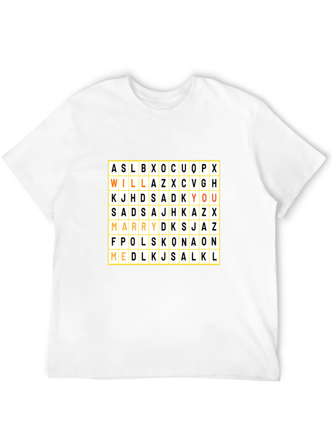 Will You Marry Me? Puzzle T-Shirt
