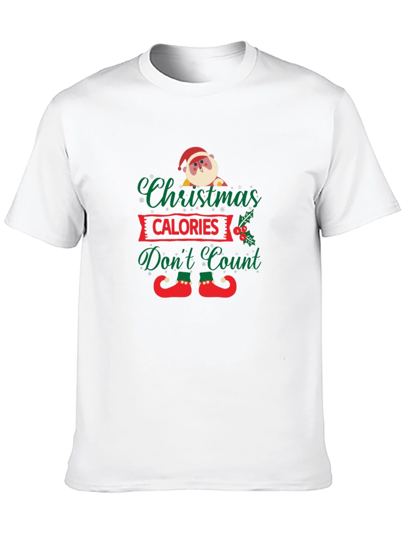 Funny Christmas Calories Dont Count T-Shirt