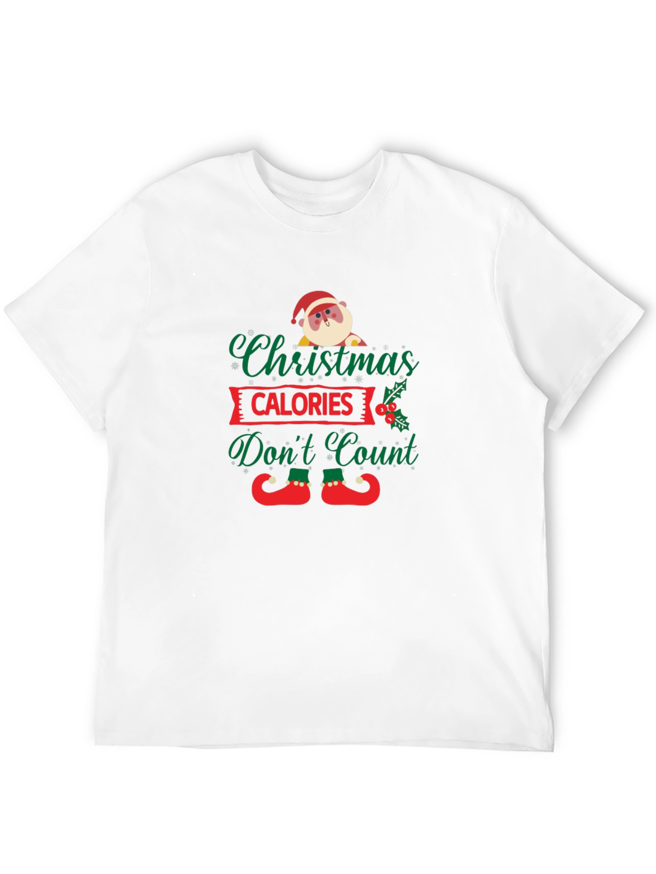 Funny Christmas Calories Dont Count T-Shirt