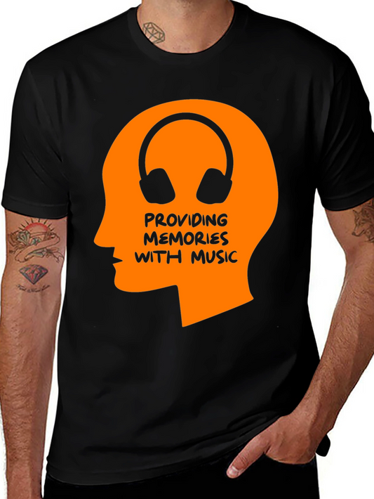 Music Memories Graphic Tee - Black Unisex T-Shirt