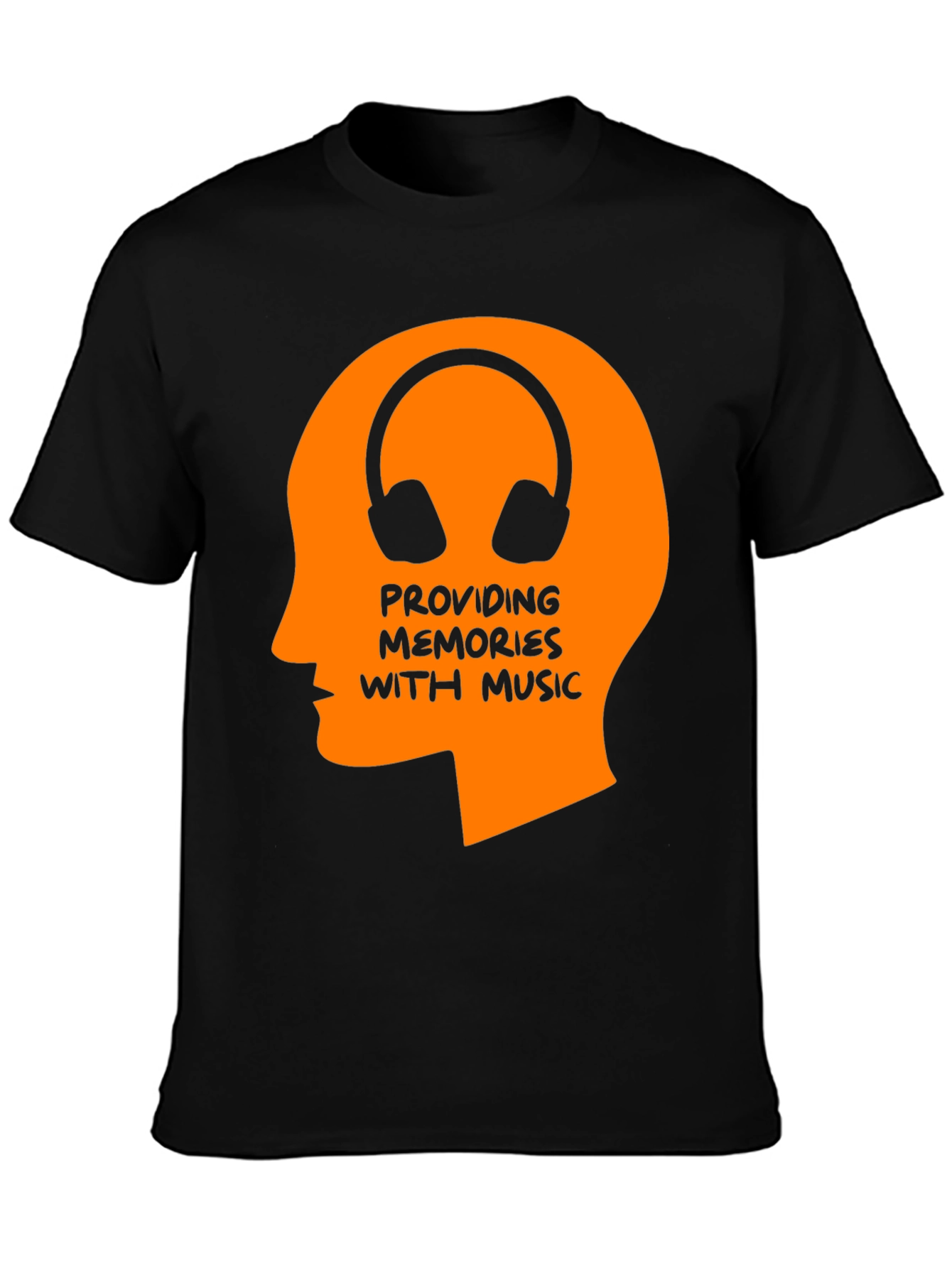 Music Memories Graphic Tee - Black Unisex T-Shirt