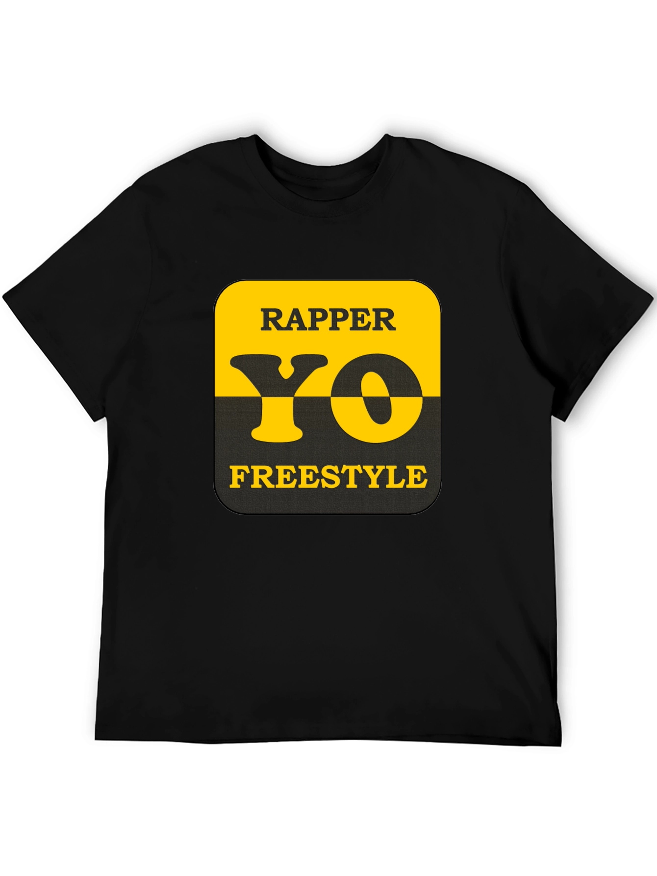 Rapper Yo Freestyle Graphic Tee - Black