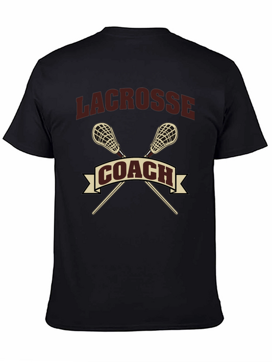 Lacrosse Coach T-Shirt - Sporty Graphic Tee