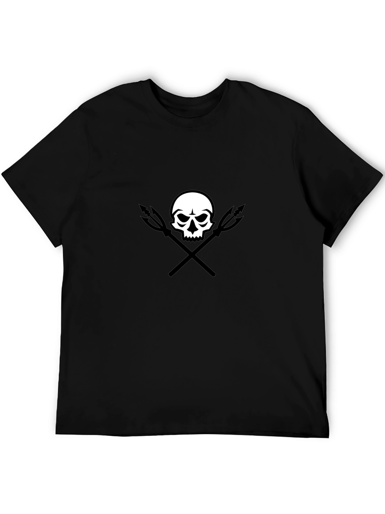 Skull & Trident Black Graphic Tee