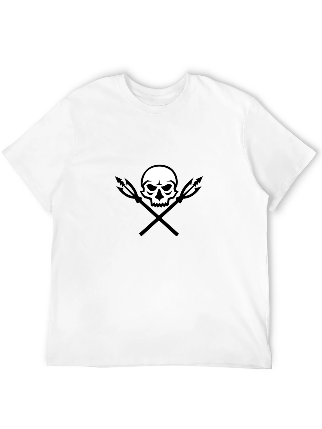 Skull & Trident Black Graphic Tee
