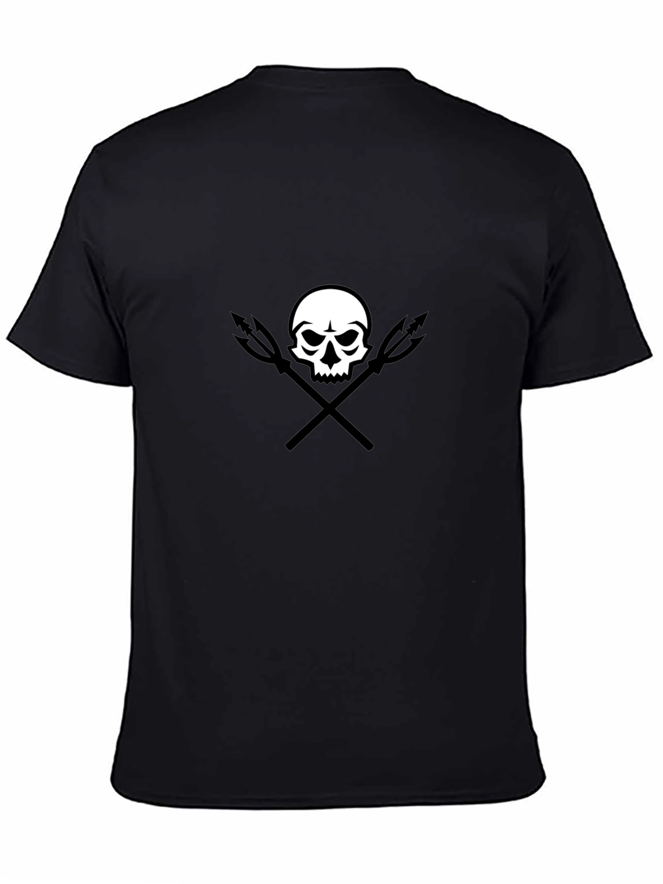 Skull & Trident Black Graphic Tee