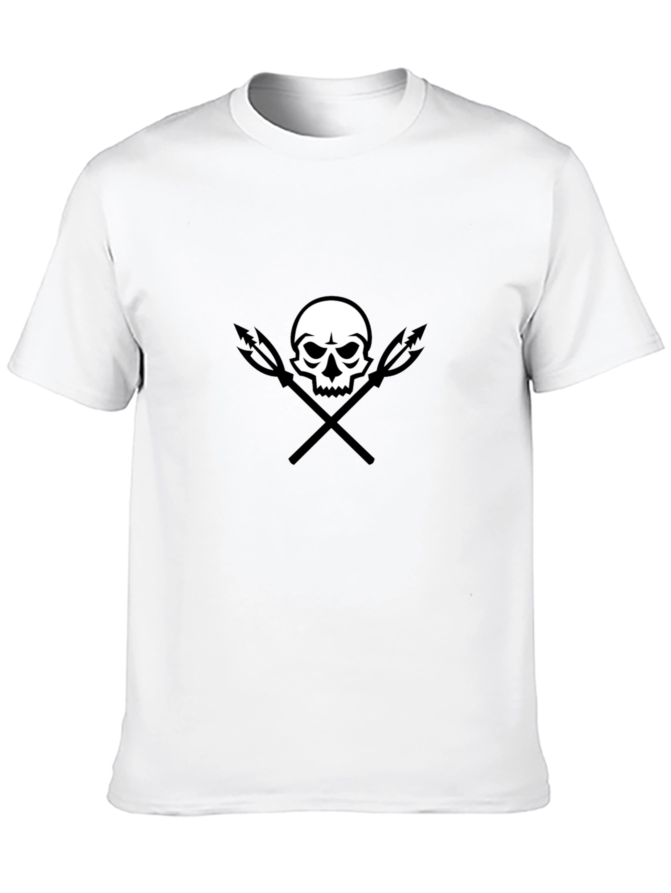 Skull & Trident Black Graphic Tee
