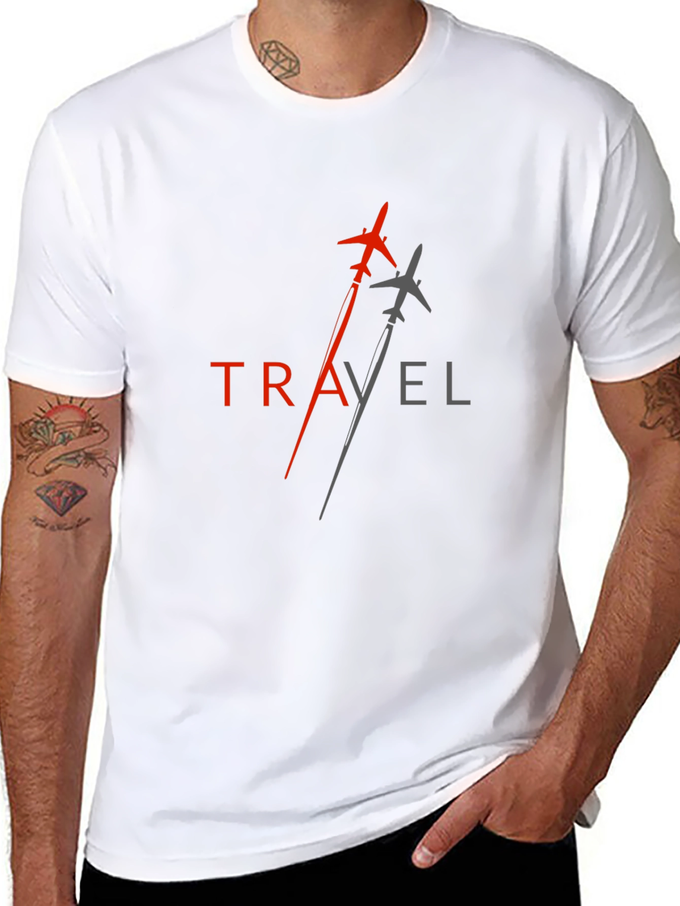 Travel T-Shirt - Airplane Graphic Tee