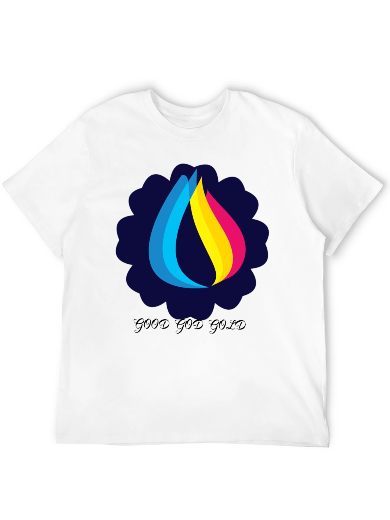 Good God Gold Graphic Tee - Stylish Black T-Shirt