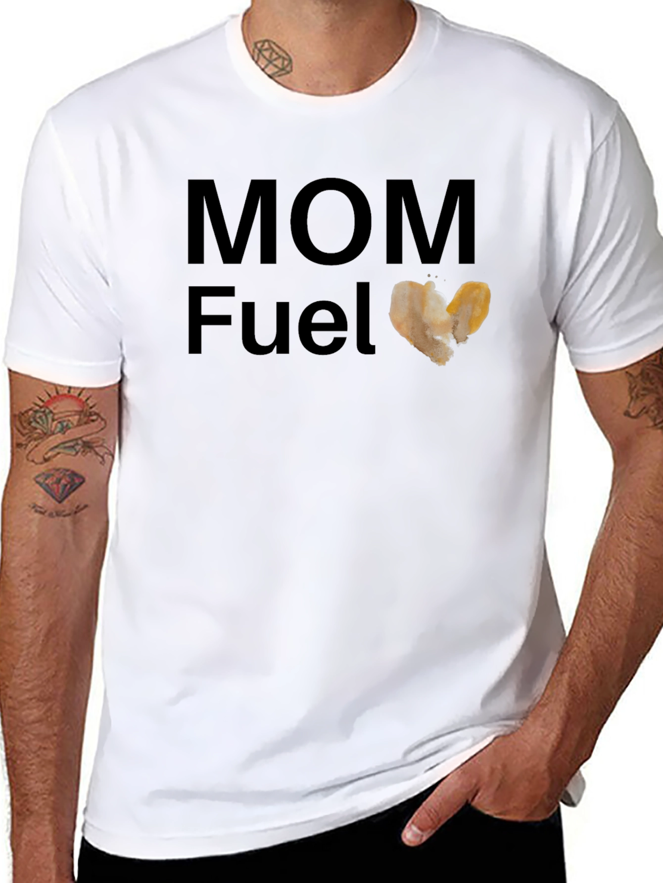 Mom Fuel Graphic T-Shirt - Comfortable Casual Wear