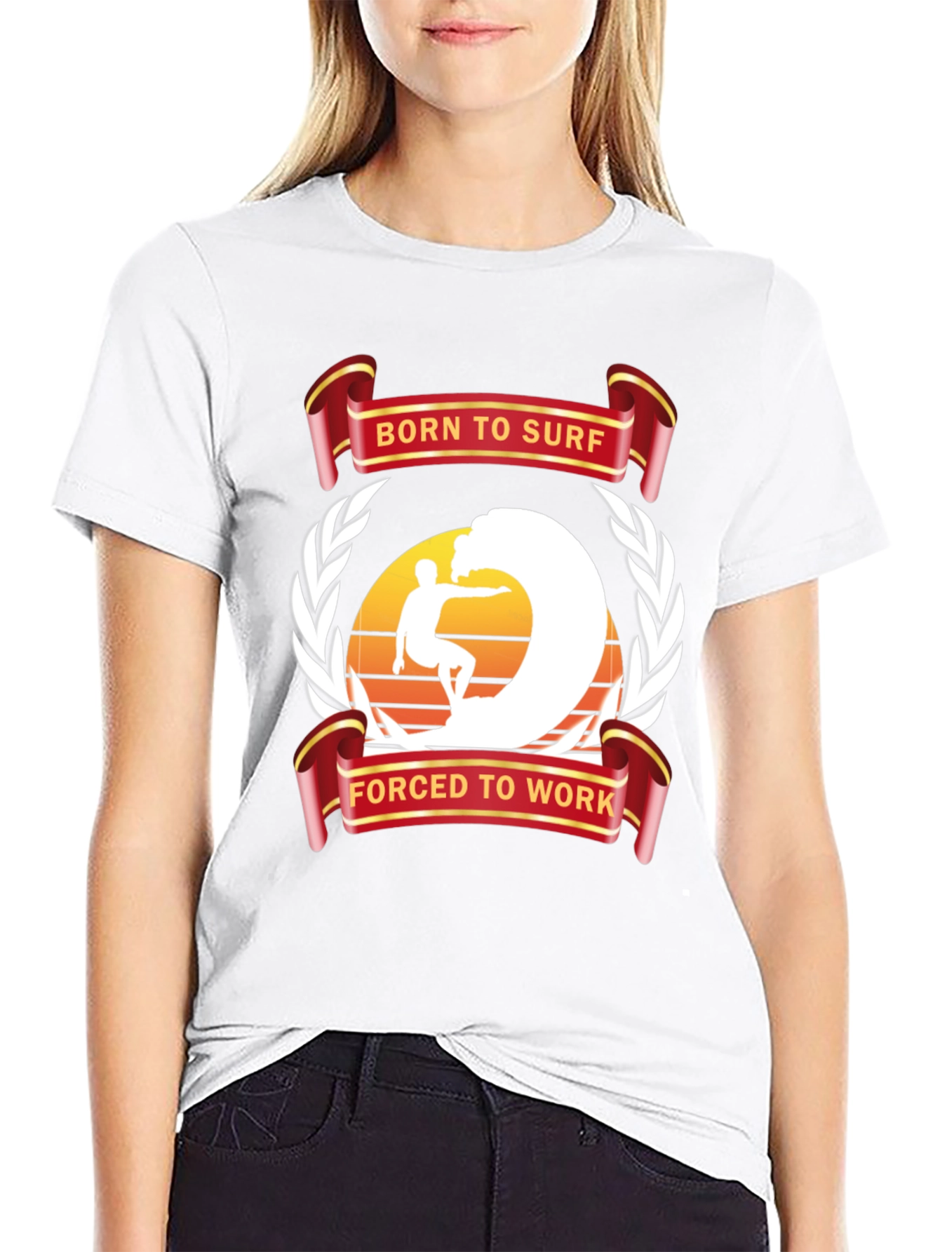 Born to Surf T-Shirt - Surfing Lifestyle Tee