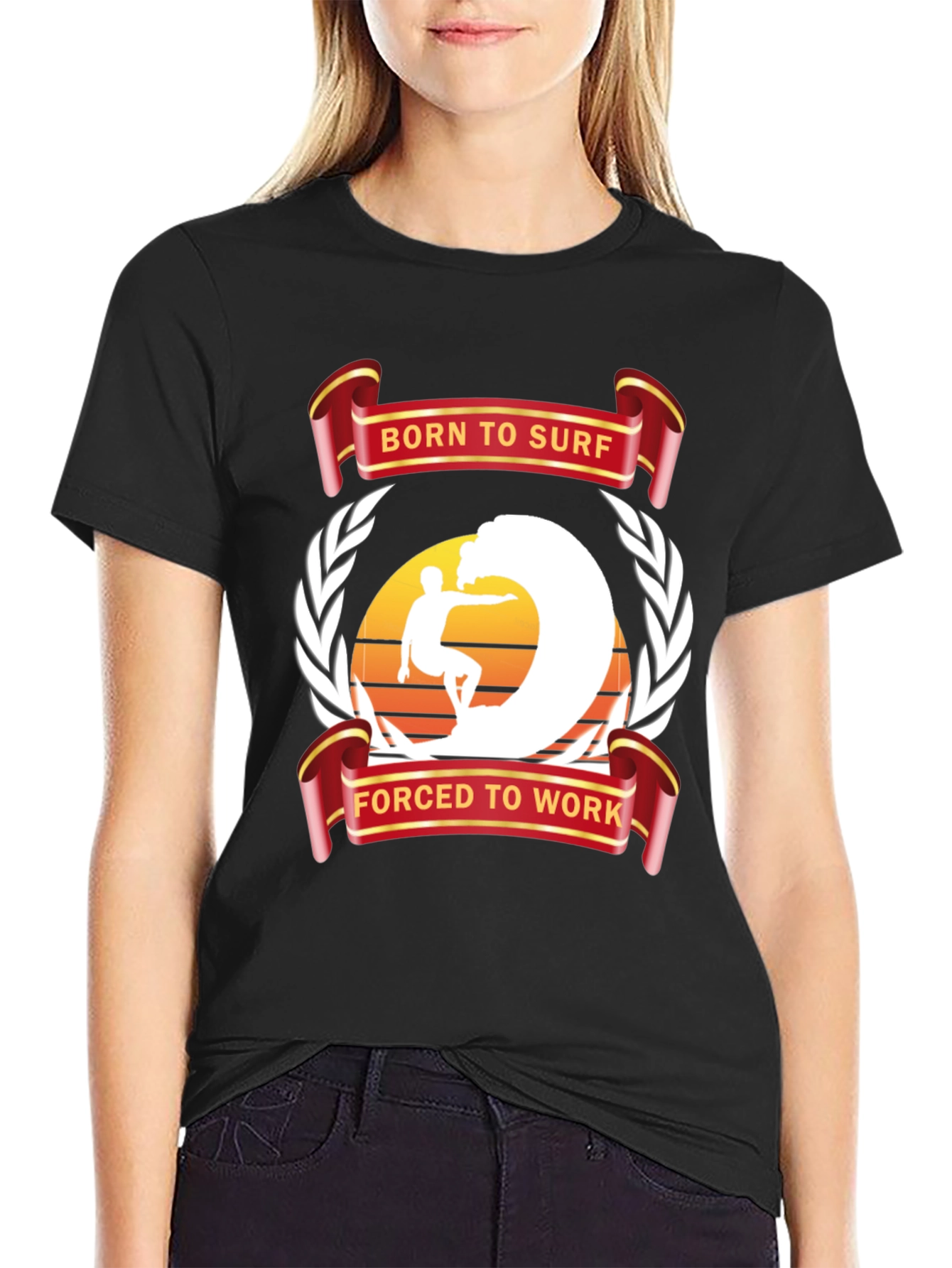Born to Surf T-Shirt - Surfing Lifestyle Tee