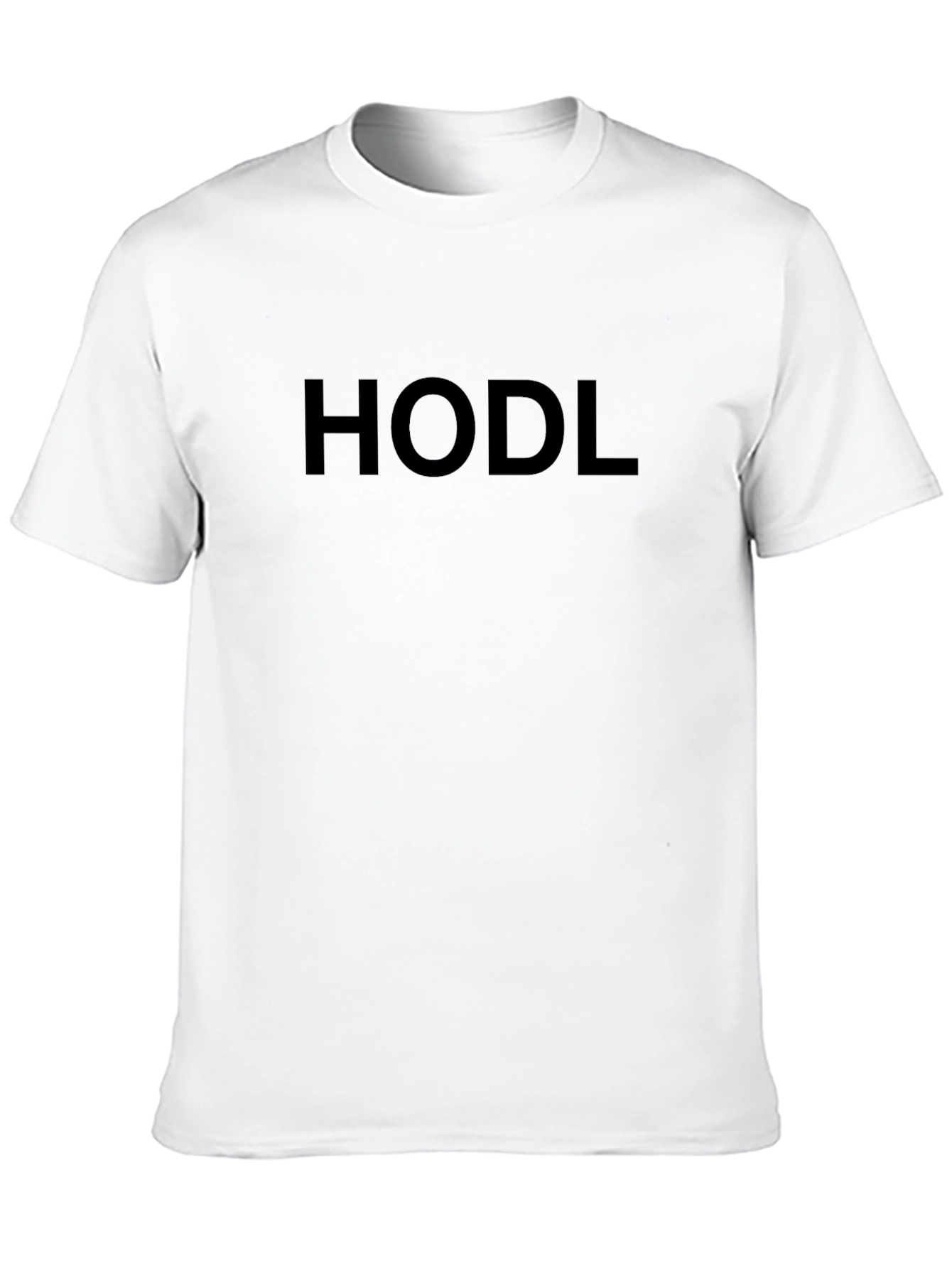HODL Black Graphic Tee - Crypto Investor T-Shirt