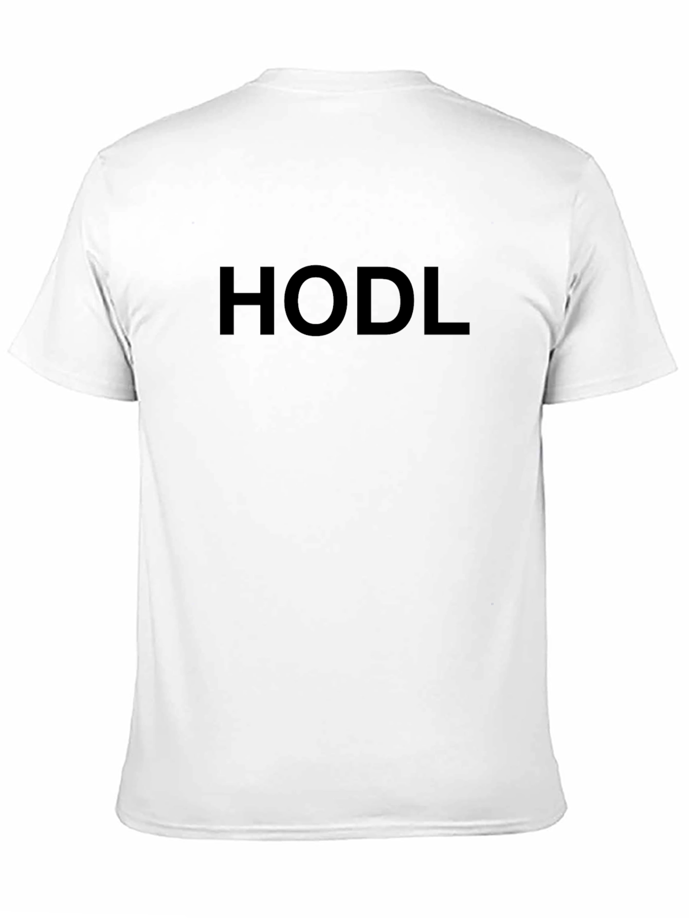 HODL Black Graphic Tee - Crypto Investor T-Shirt
