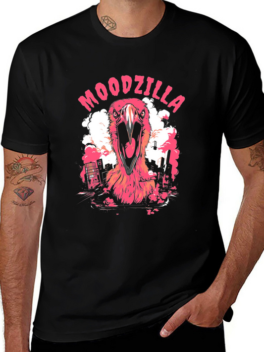 Moodzilla Black Graphic Tee