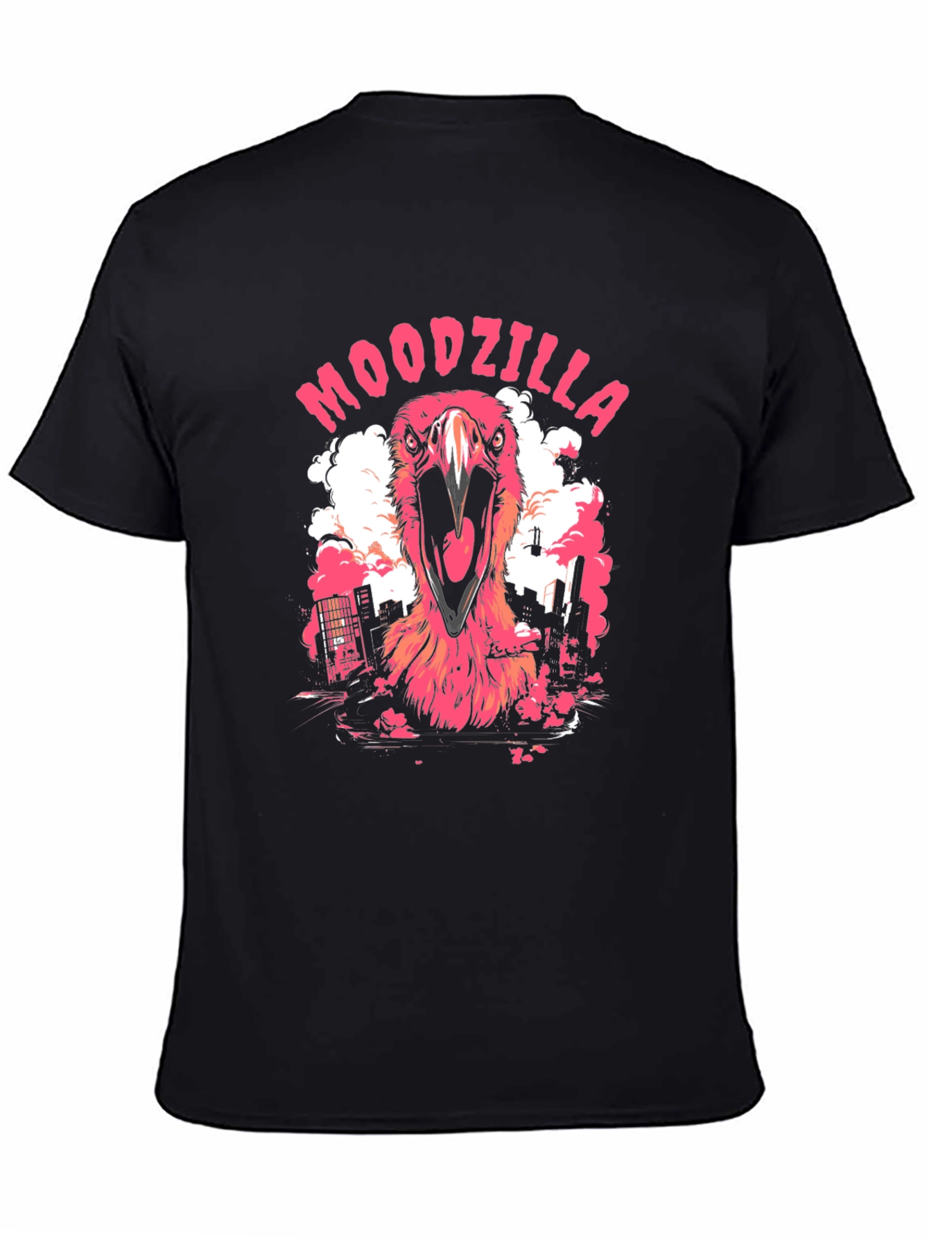 Moodzilla Black Graphic Tee