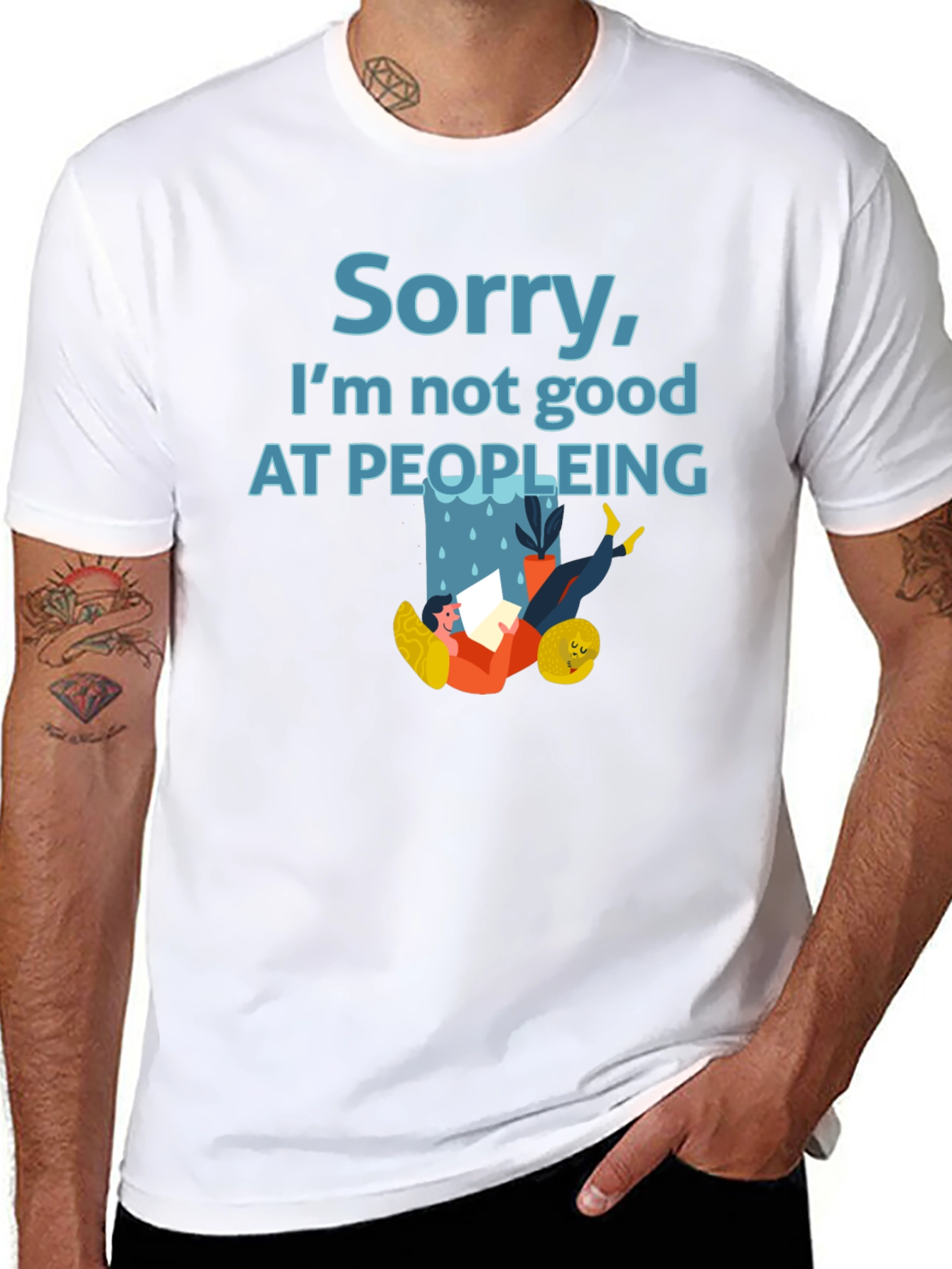 Sorry Im Not Good at Peopleing T-Shirt