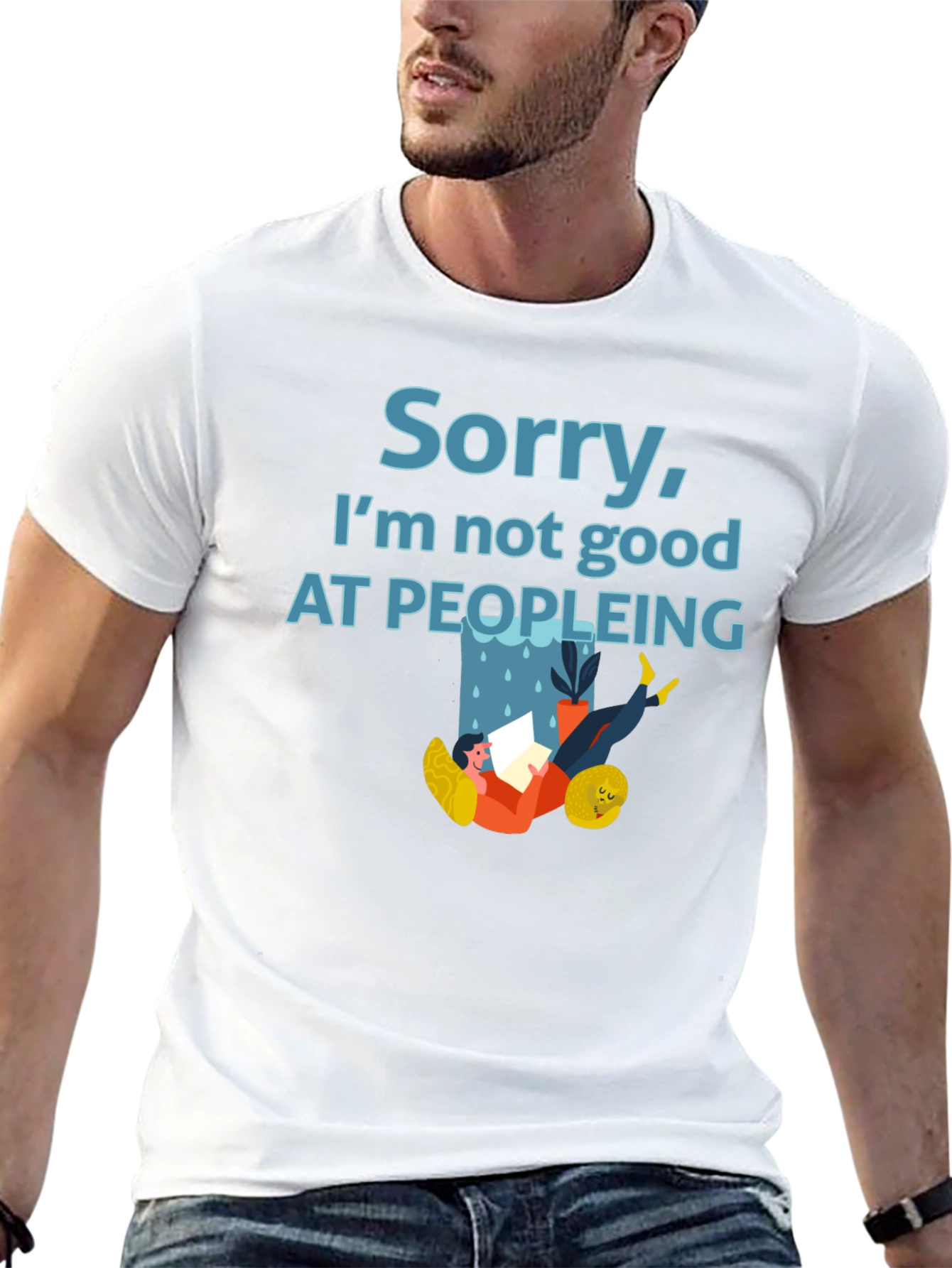Sorry Im Not Good at Peopleing T-Shirt