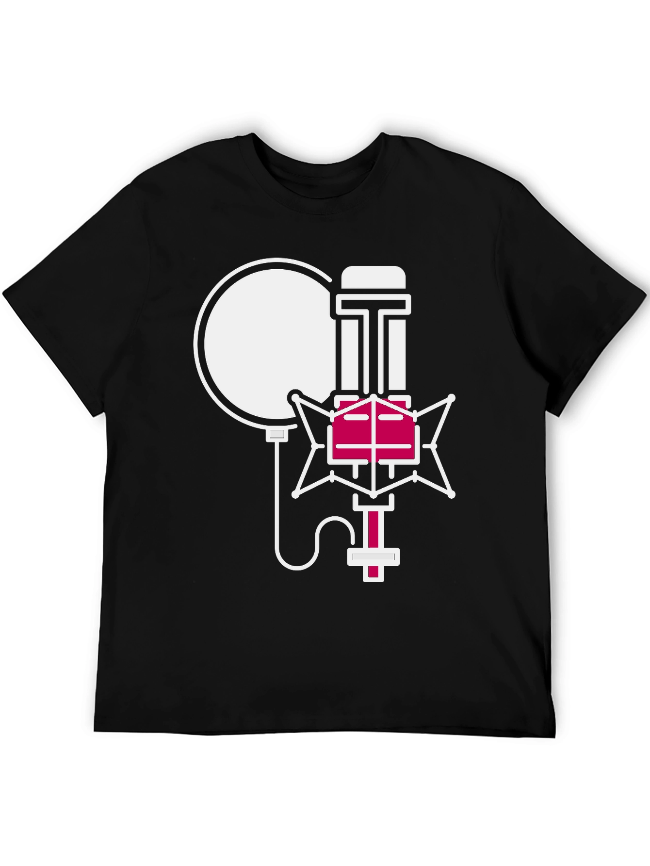 Retro Microphone Graphic Tee