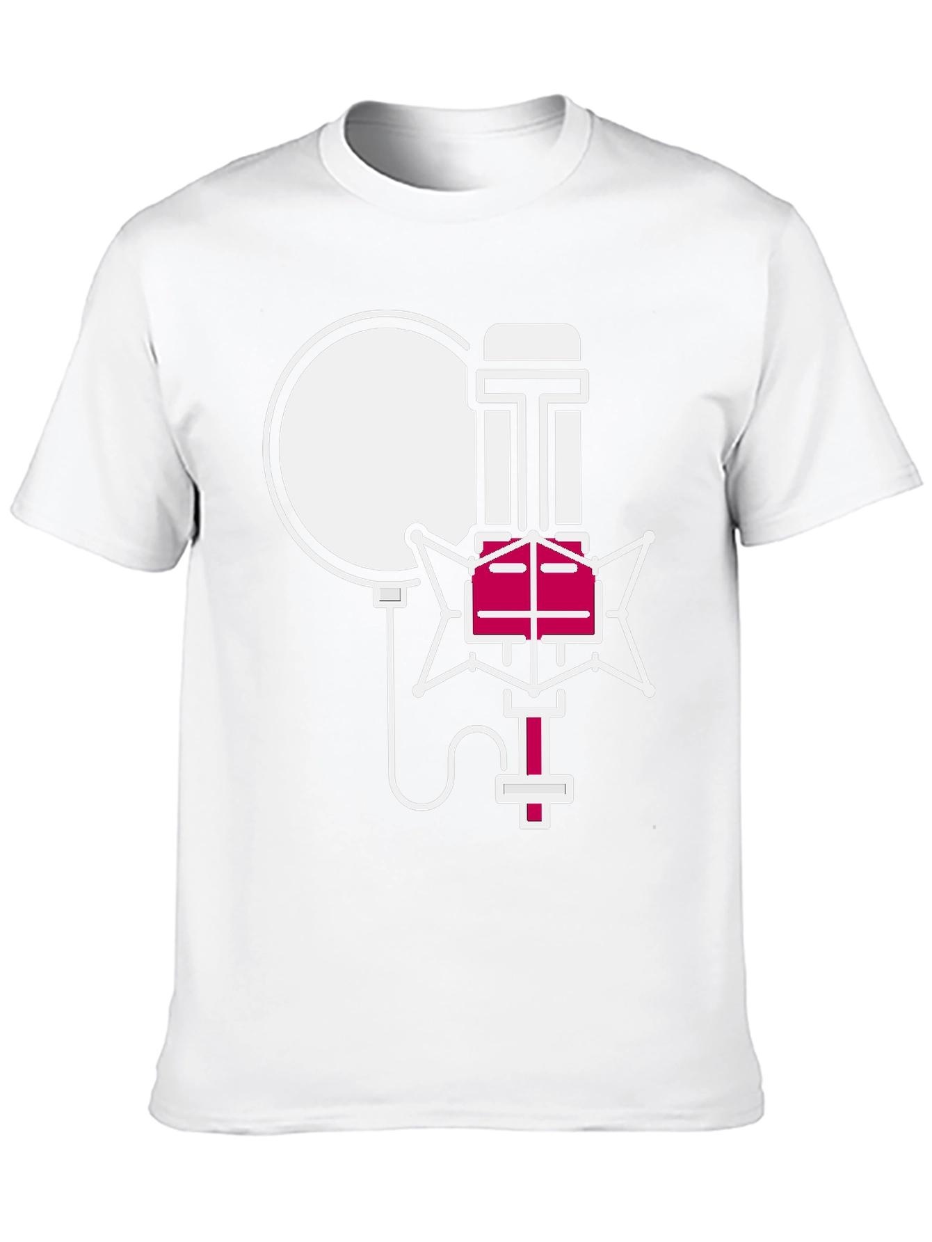 Retro Microphone Graphic Tee