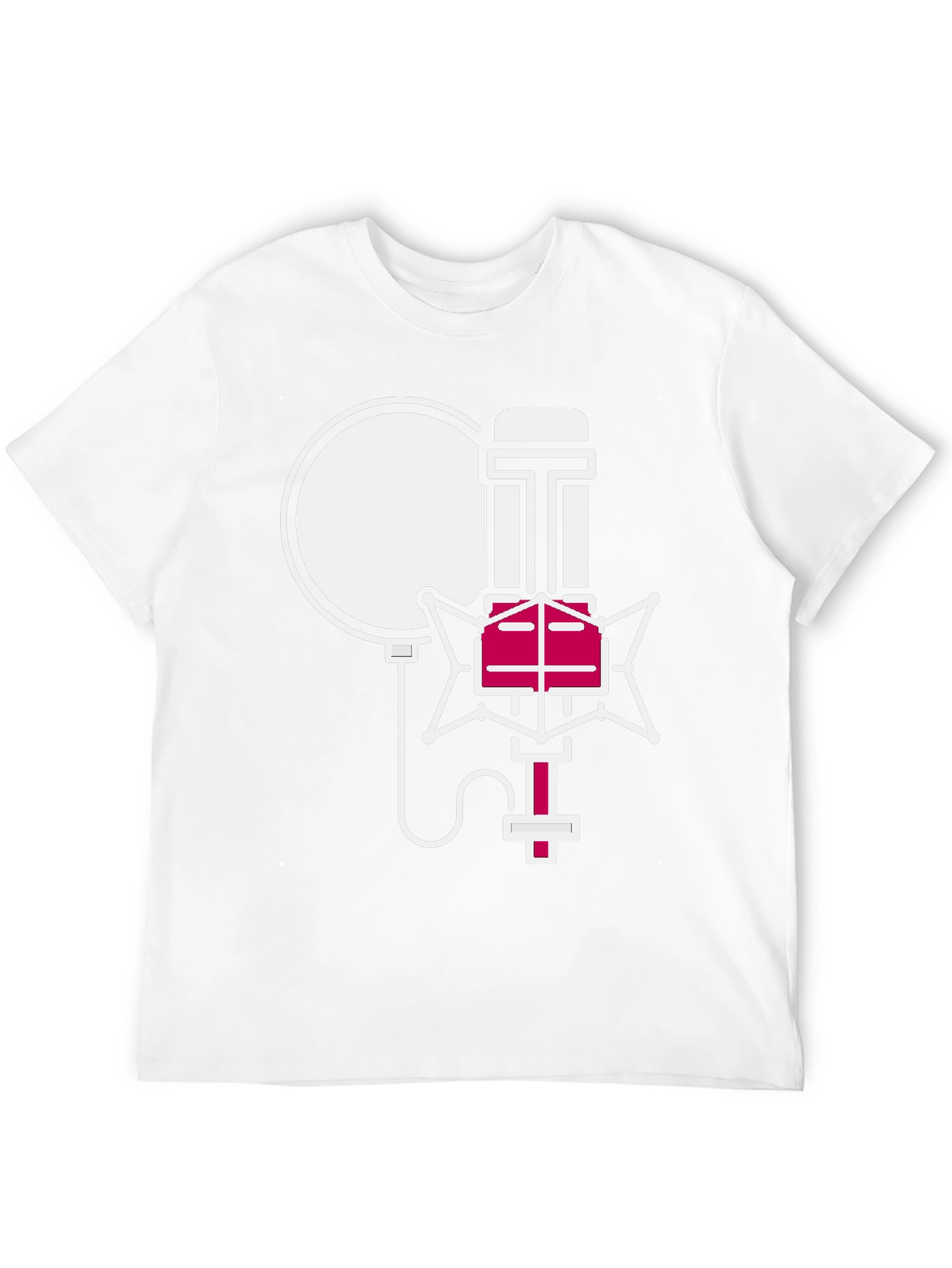 Retro Microphone Graphic Tee
