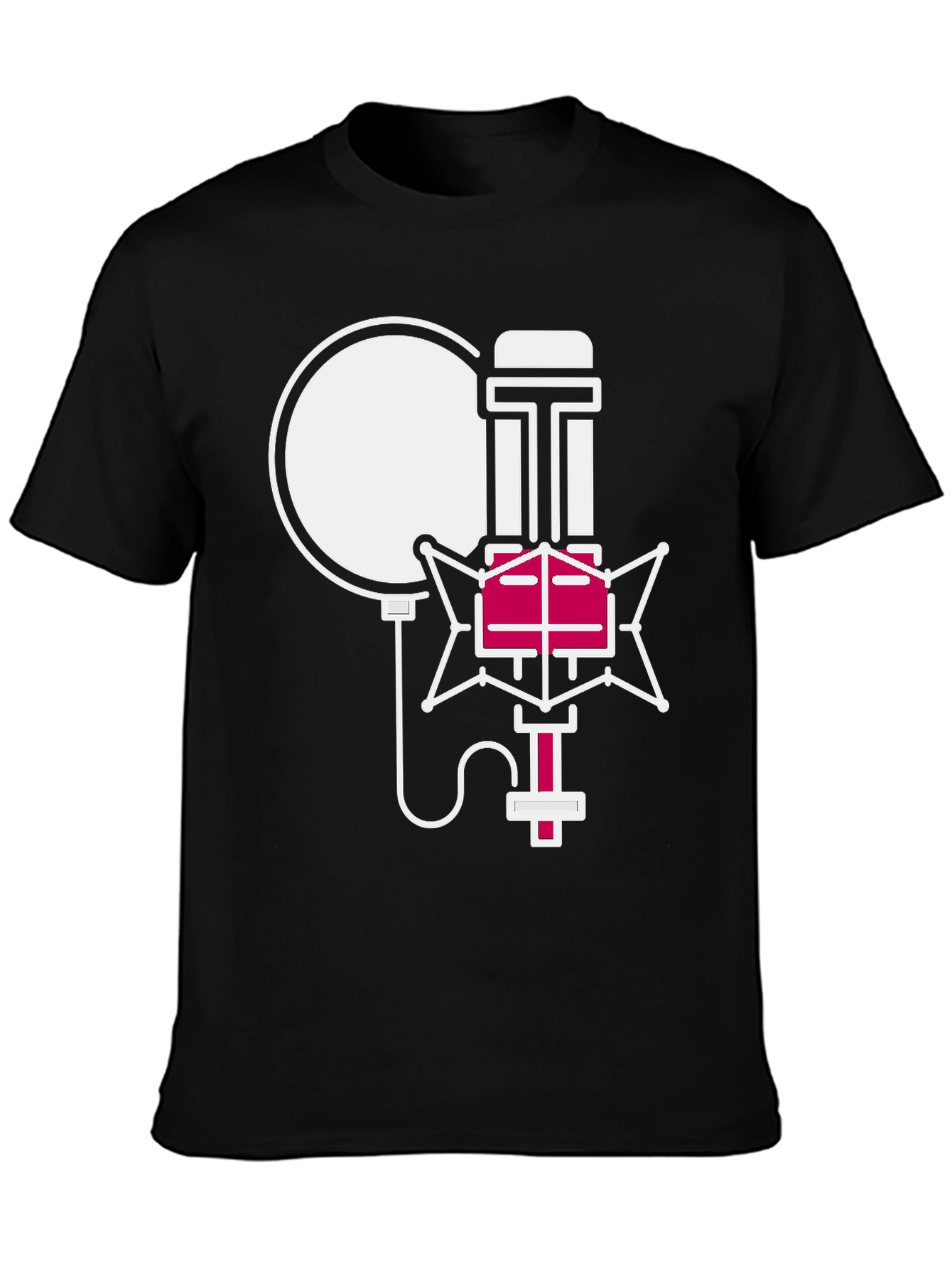 Retro Microphone Graphic Tee