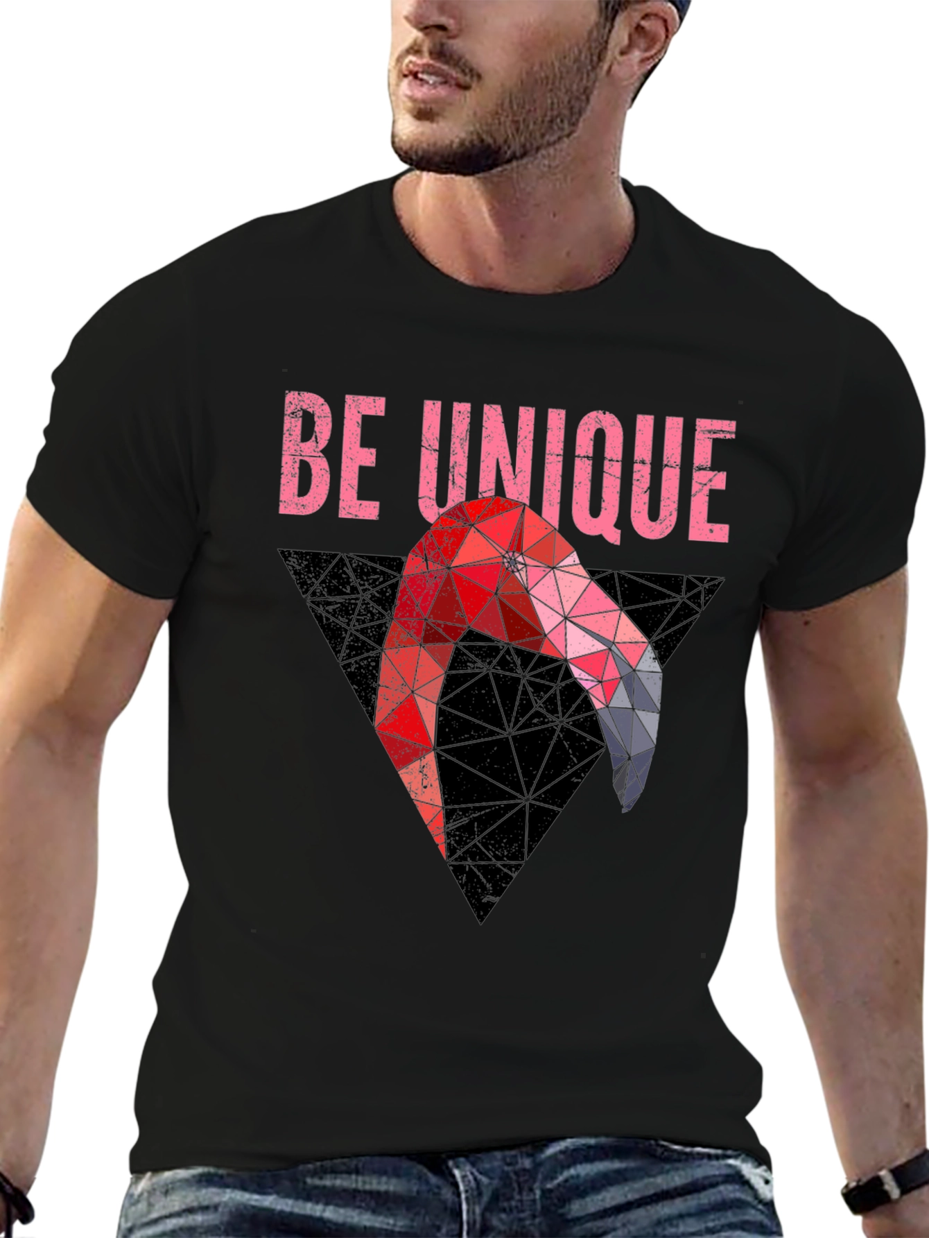 Be Unique Flamingo Graphic Tee