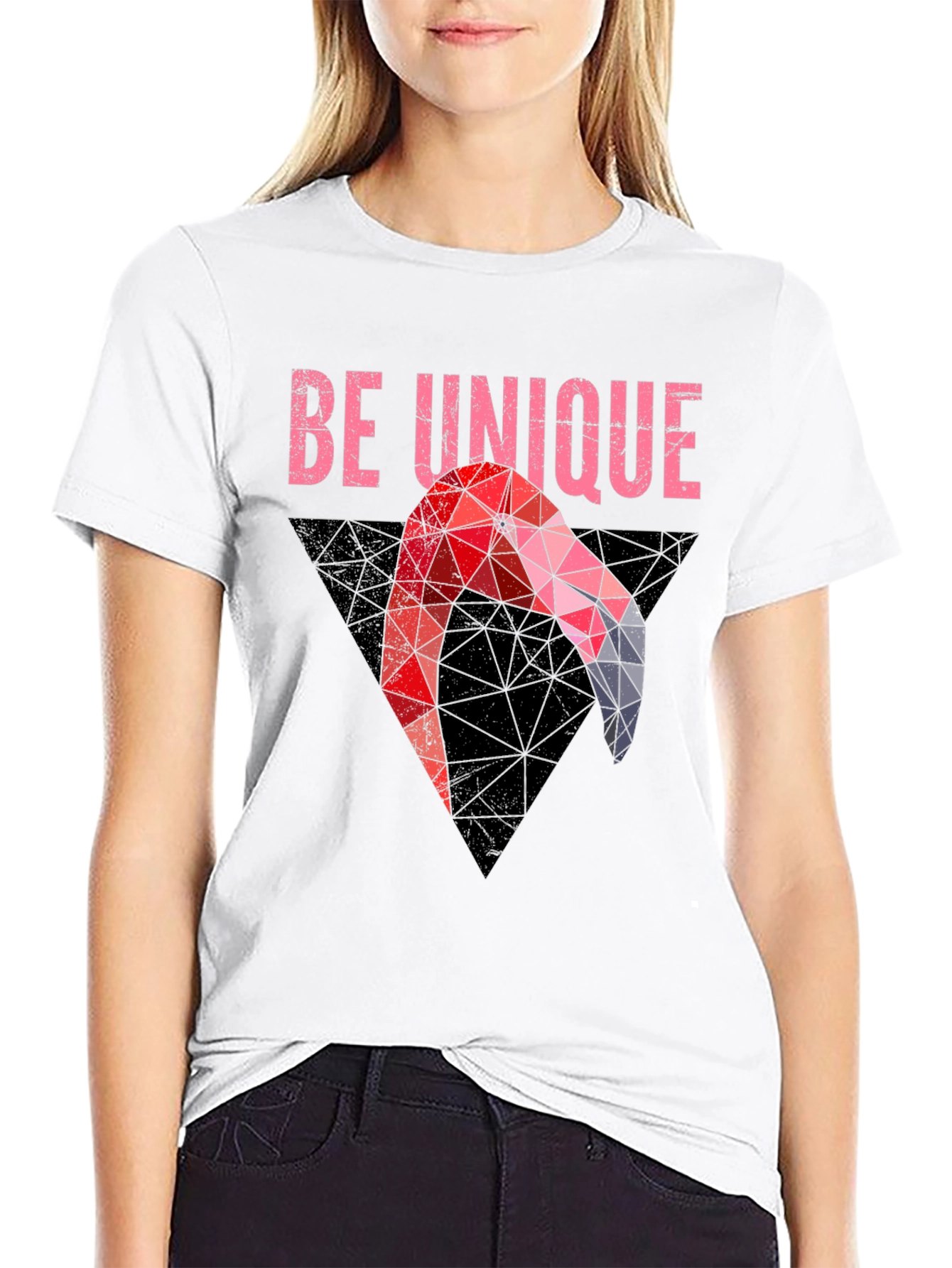 Be Unique Flamingo Graphic Tee