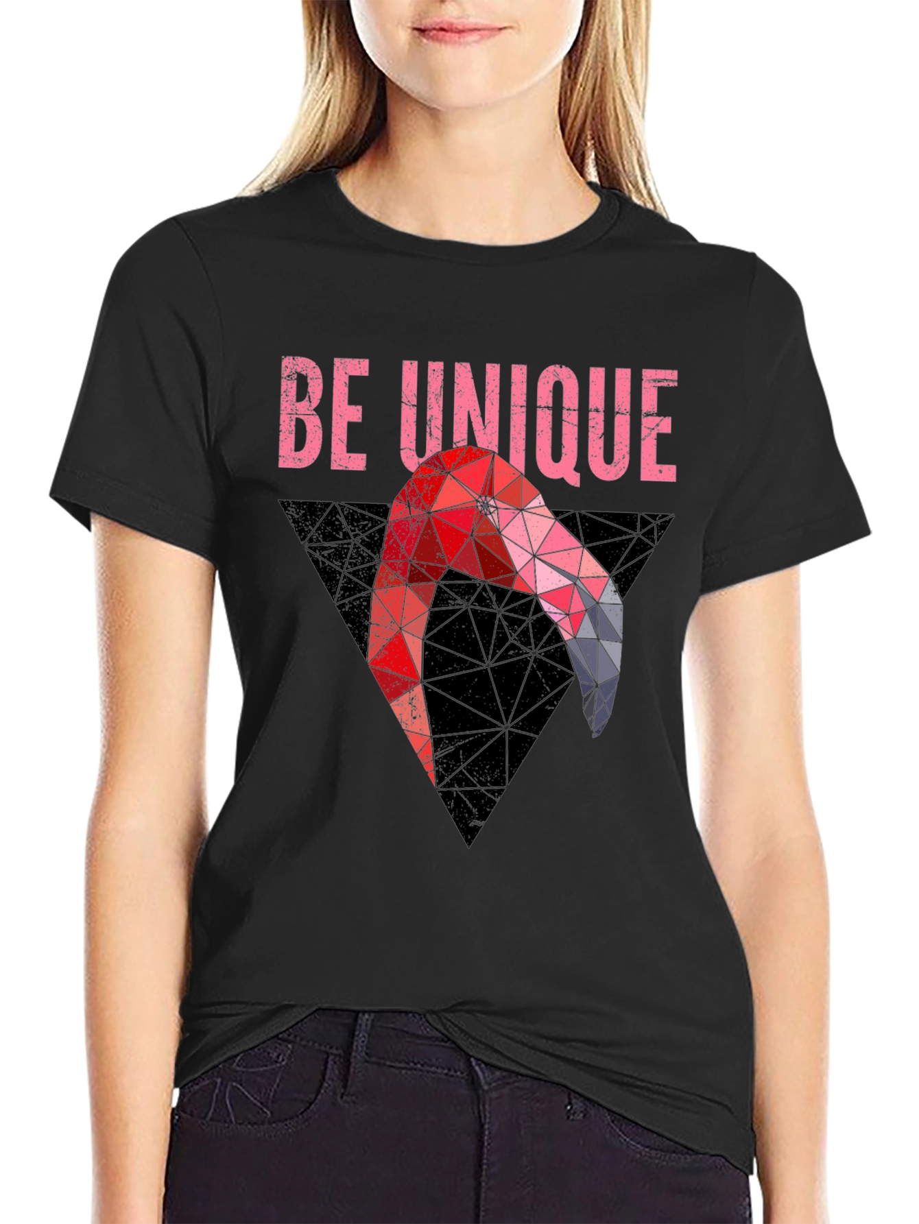 Be Unique Flamingo Graphic Tee