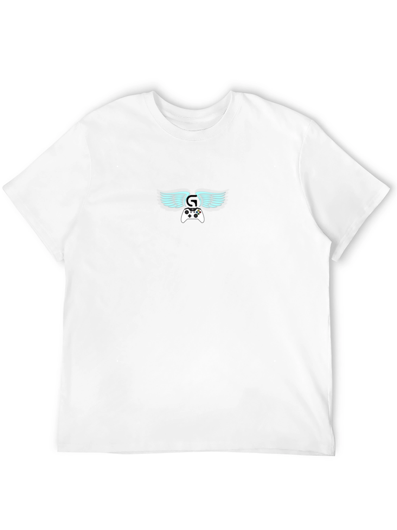 Gaming Wings T-Shirt - Black Cotton Graphic Tee