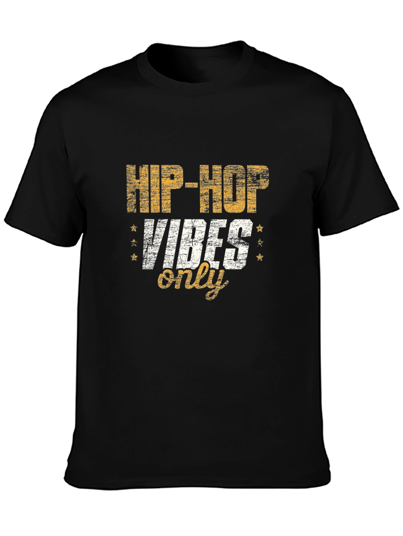 Hip-Hop Vibes Only Graphic T-Shirt