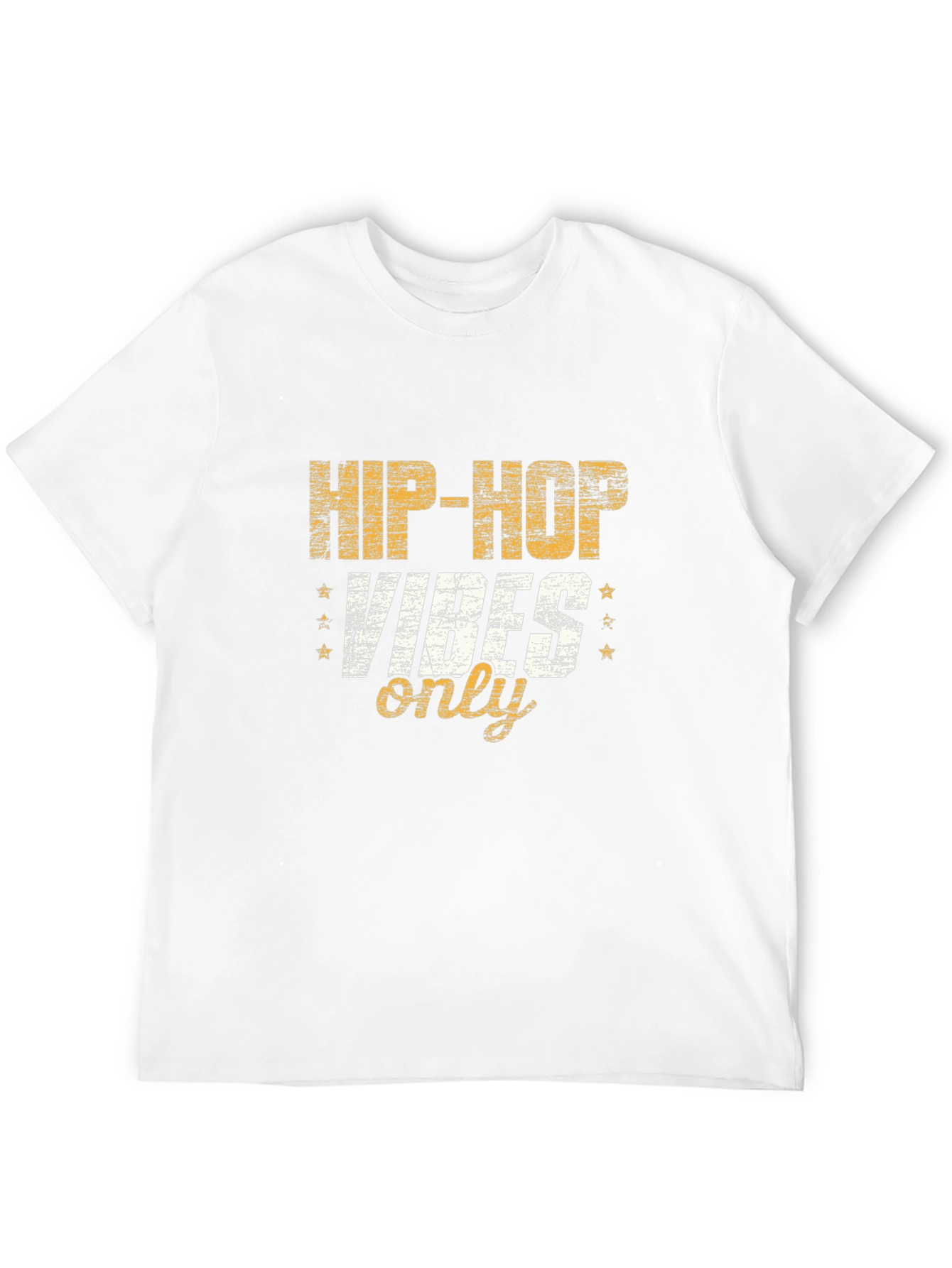 Hip-Hop Vibes Only Graphic T-Shirt