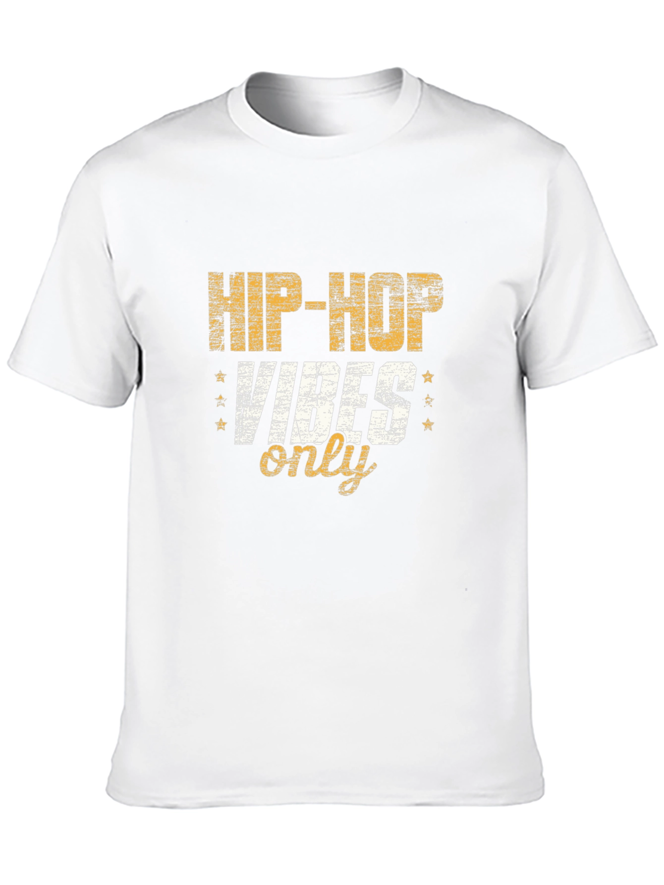 Hip-Hop Vibes Only Graphic T-Shirt
