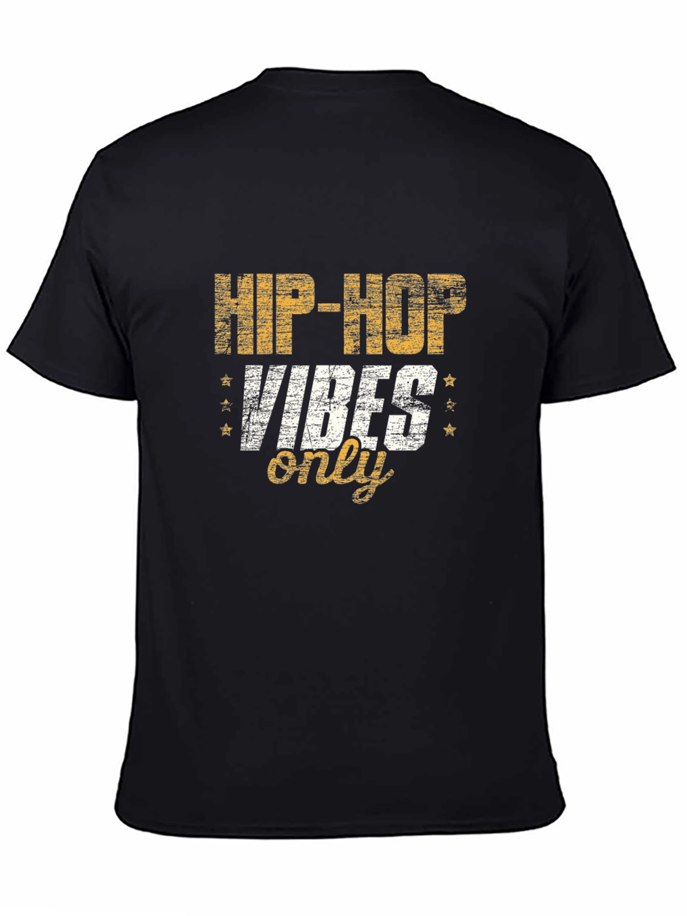 Hip-Hop Vibes Only Graphic T-Shirt
