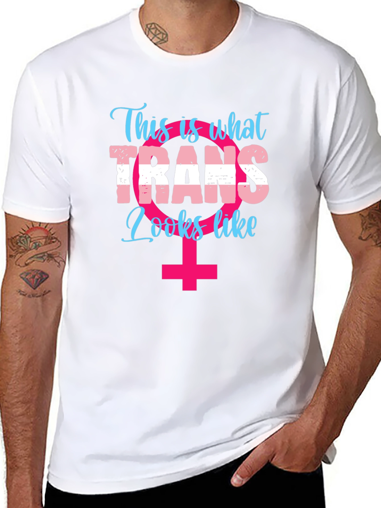 Trans Pride T-Shirt: This Is What Trans Looks Like!