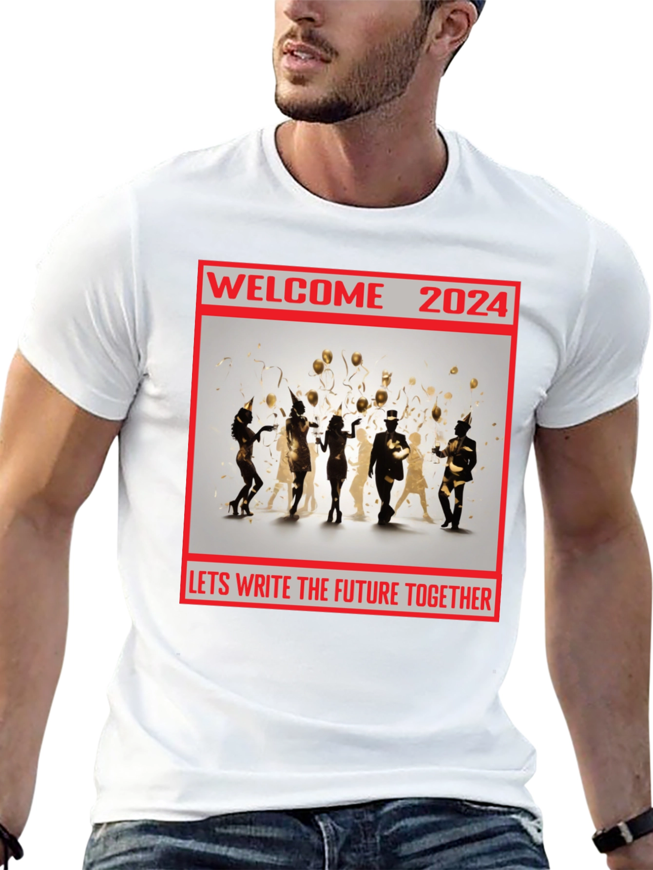 Welcome 2024 New Year Celebration T-Shirt