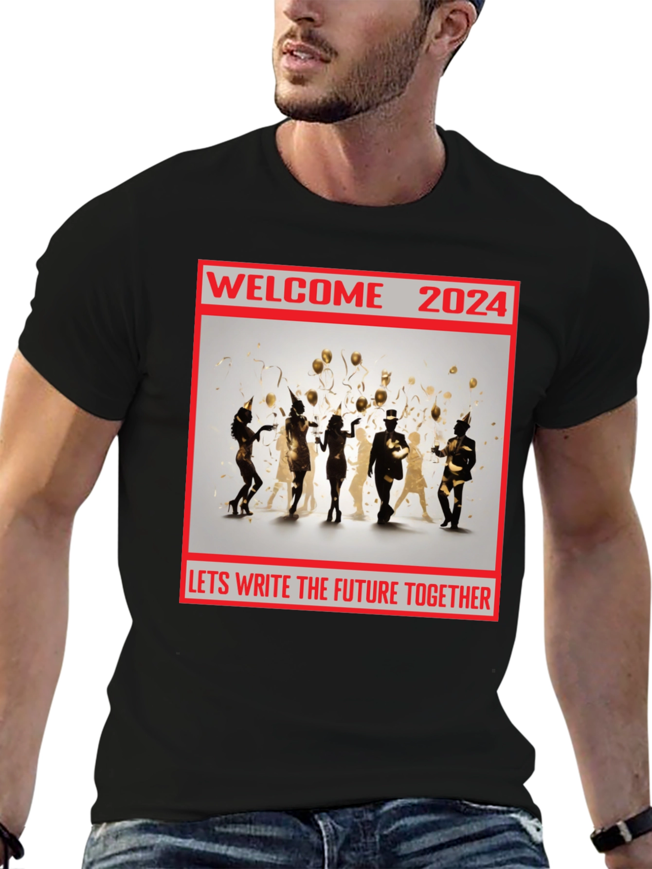Welcome 2024 New Year Celebration T-Shirt