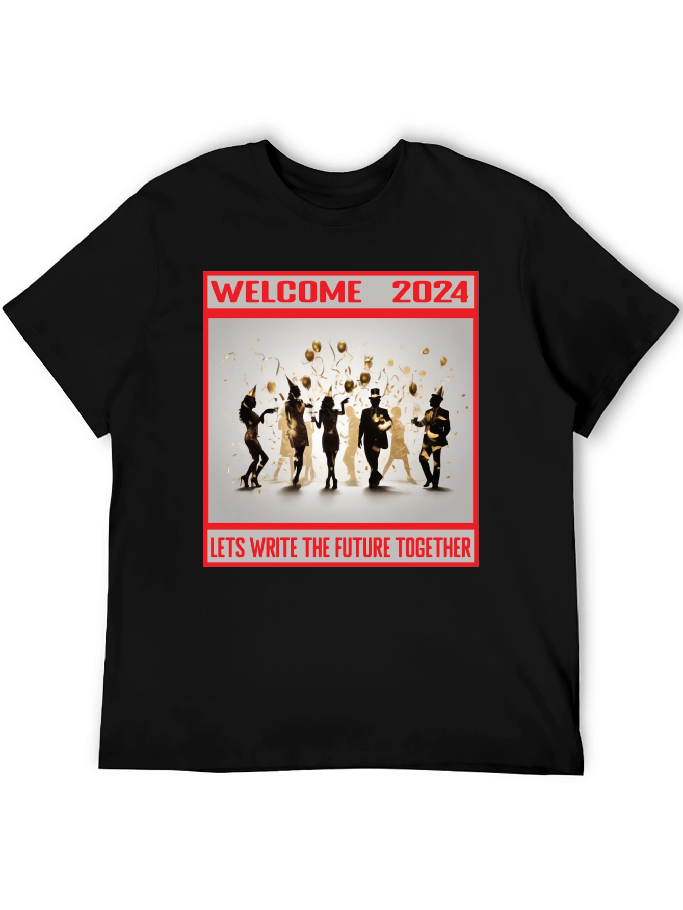 Welcome 2024 New Year Celebration T-Shirt