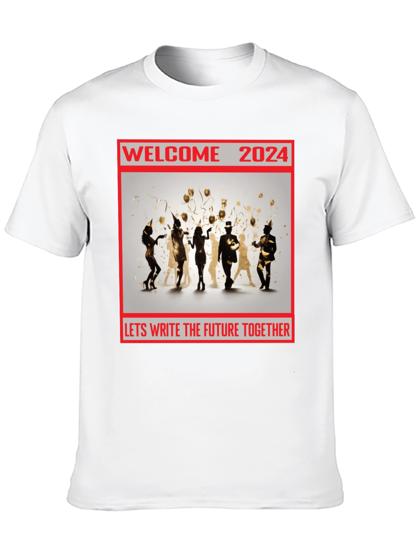 Welcome 2024 New Year Celebration T-Shirt