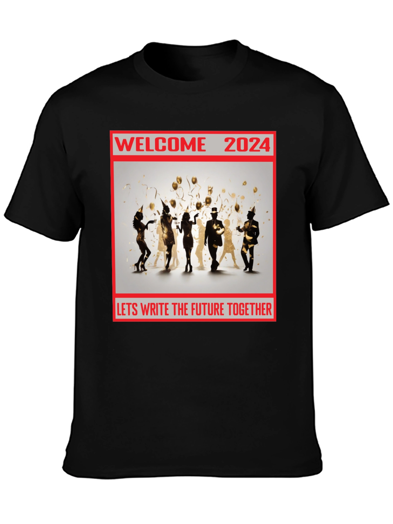 Welcome 2024 New Year Celebration T-Shirt
