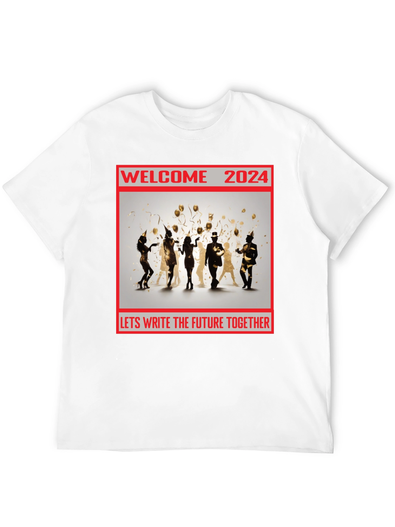 Welcome 2024 New Year Celebration T-Shirt