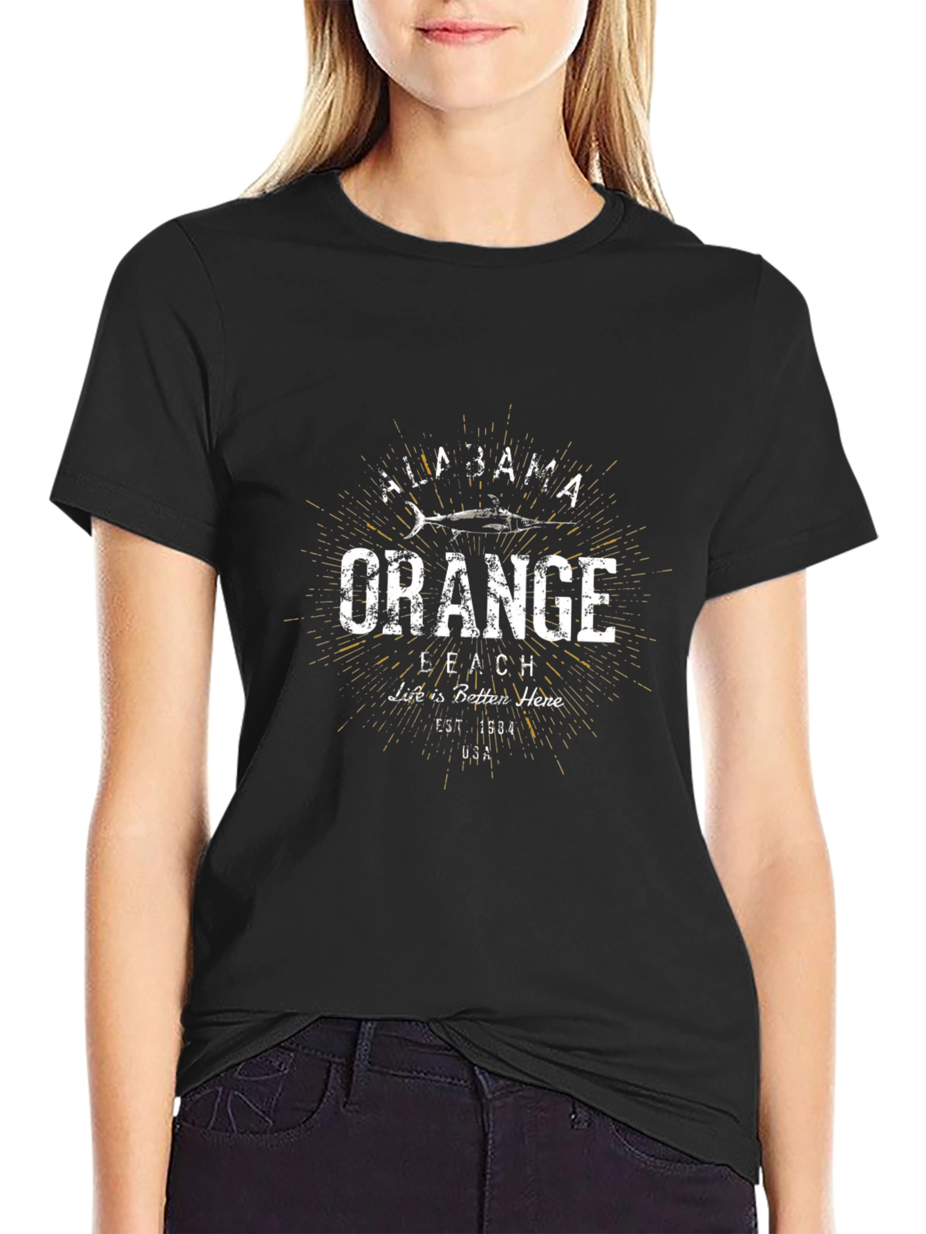 Alabama Orange Beach T-Shirt