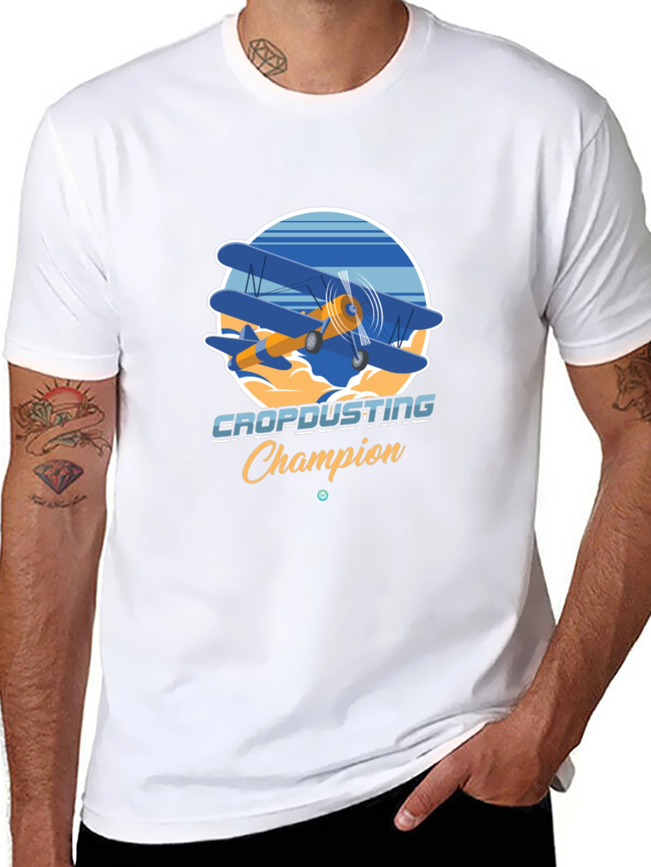 Cropdusting Champion T-Shirt - Aviation Tee