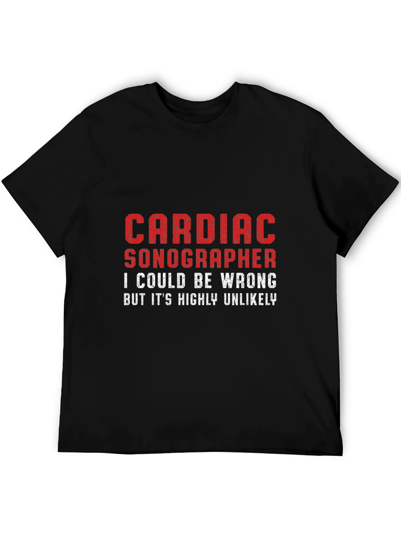 Cardiac Sonographer T-Shirt - Funny Job Pride Tee