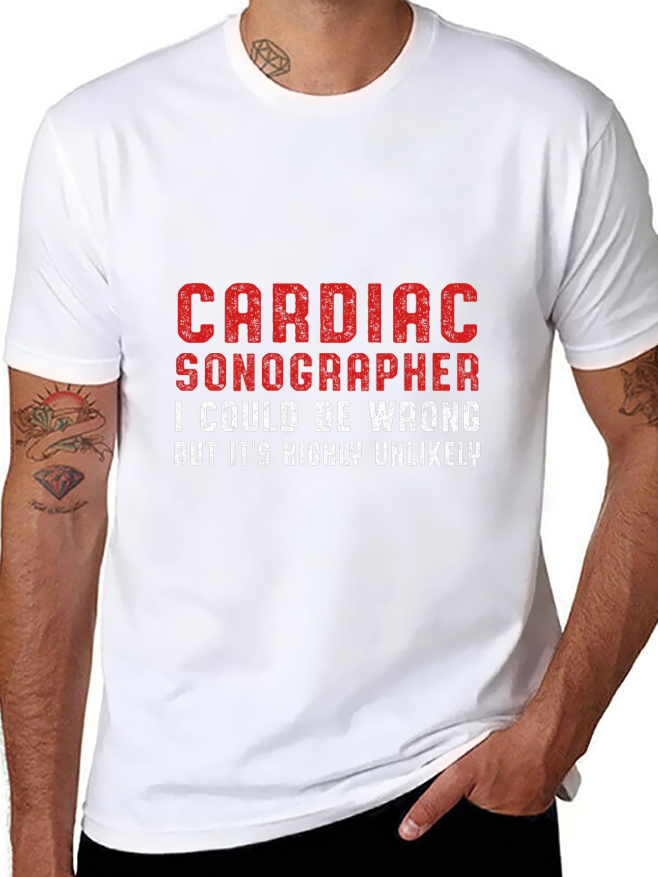 Cardiac Sonographer T-Shirt - Funny Job Pride Tee
