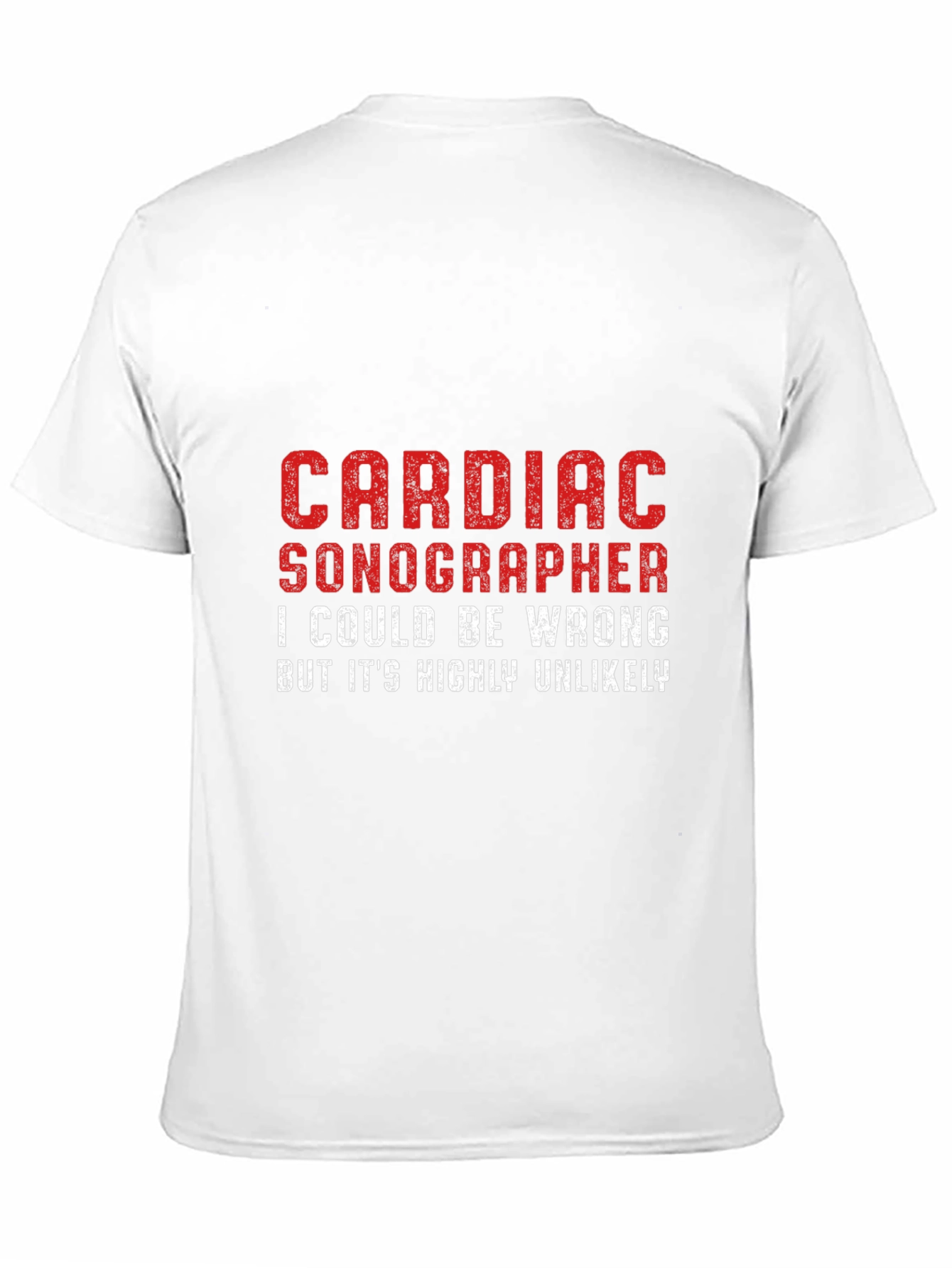 Cardiac Sonographer T-Shirt - Funny Job Pride Tee