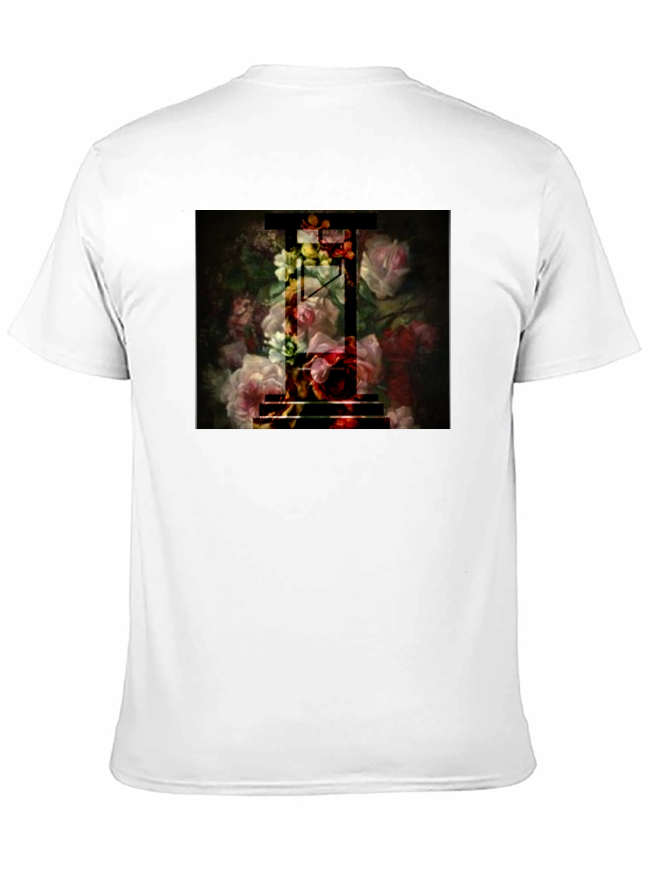Floral Guillotine Black T-Shirt